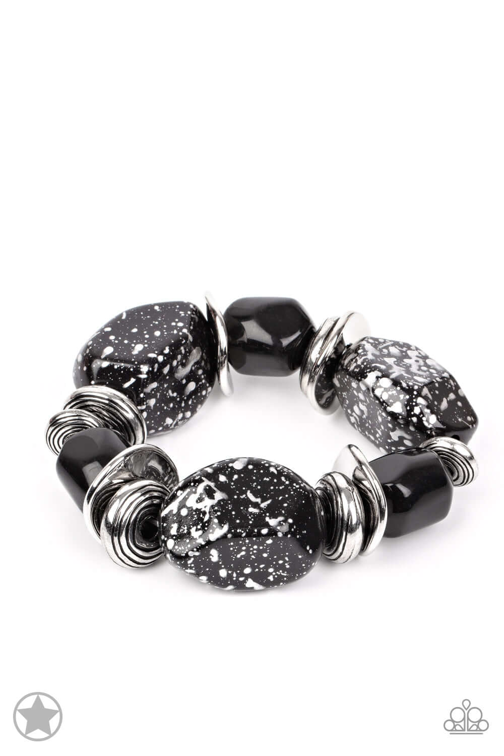 Glaze of Glory - Black Paparazzi Accessories Bracelet $5 Jewelry with Janet Morgan Bracelets