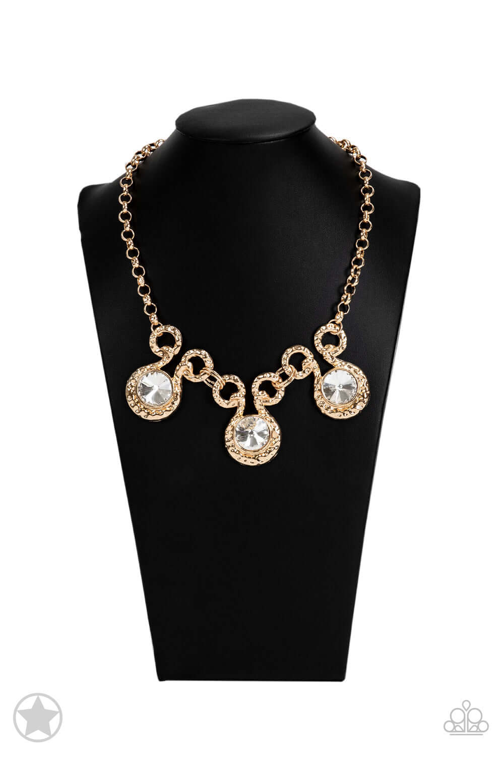 Hypnotized - Gold Paparazzi Accessories Necklace $5 Jewelry with Janet Morgan Necklaces
