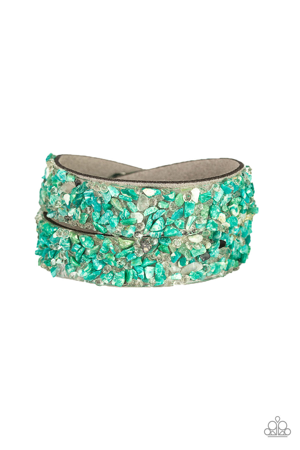 CRUSH To Conclusions - Green Paparazzi Bracelet $5 Jewelry with Janet Morgan Bracelets