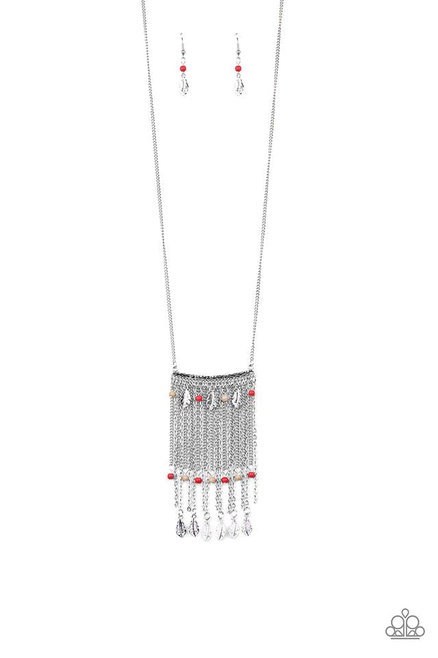 On The Fly - Multi Paparazzi Accessories Necklace $5 Jewelry with Janet Morgan Necklaces