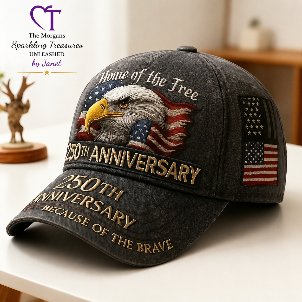 America 250th Heritage Eagle Baseball Cap