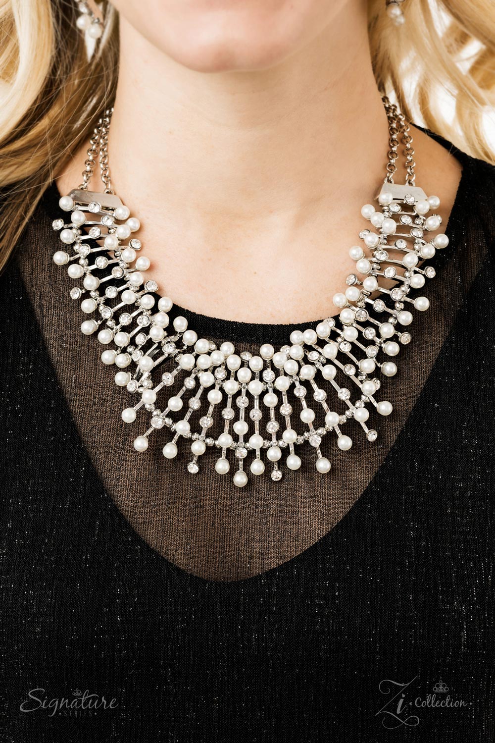 The Leanne (2019 Zi Collection) Paparazzi Accessories Necklace $5 Jewelry with Janet Morgan Necklace