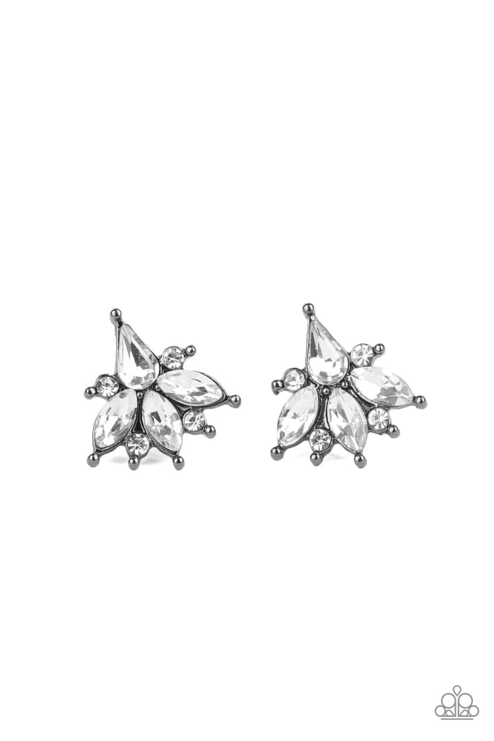 Stellar Sheen - Paparazzi Accessories Black Earrings $5 Jewelry with Janet Morgan Earrings