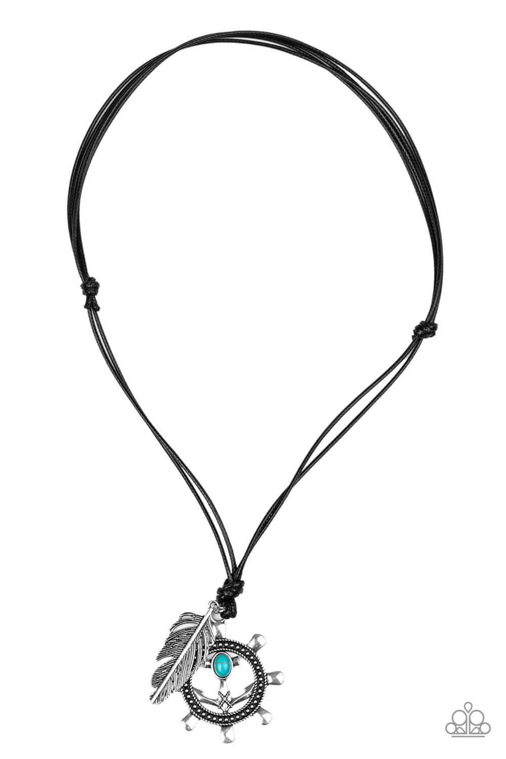 Sea Bird - Paparazzi Accessories Blue Necklace $5 Jewelry with Janet Morgan Necklace