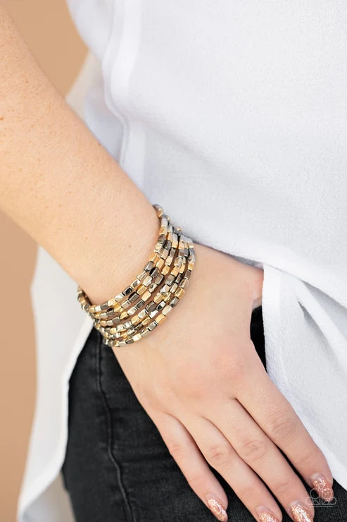 Stunningly Stacked - Multi ♥ Bracelet
