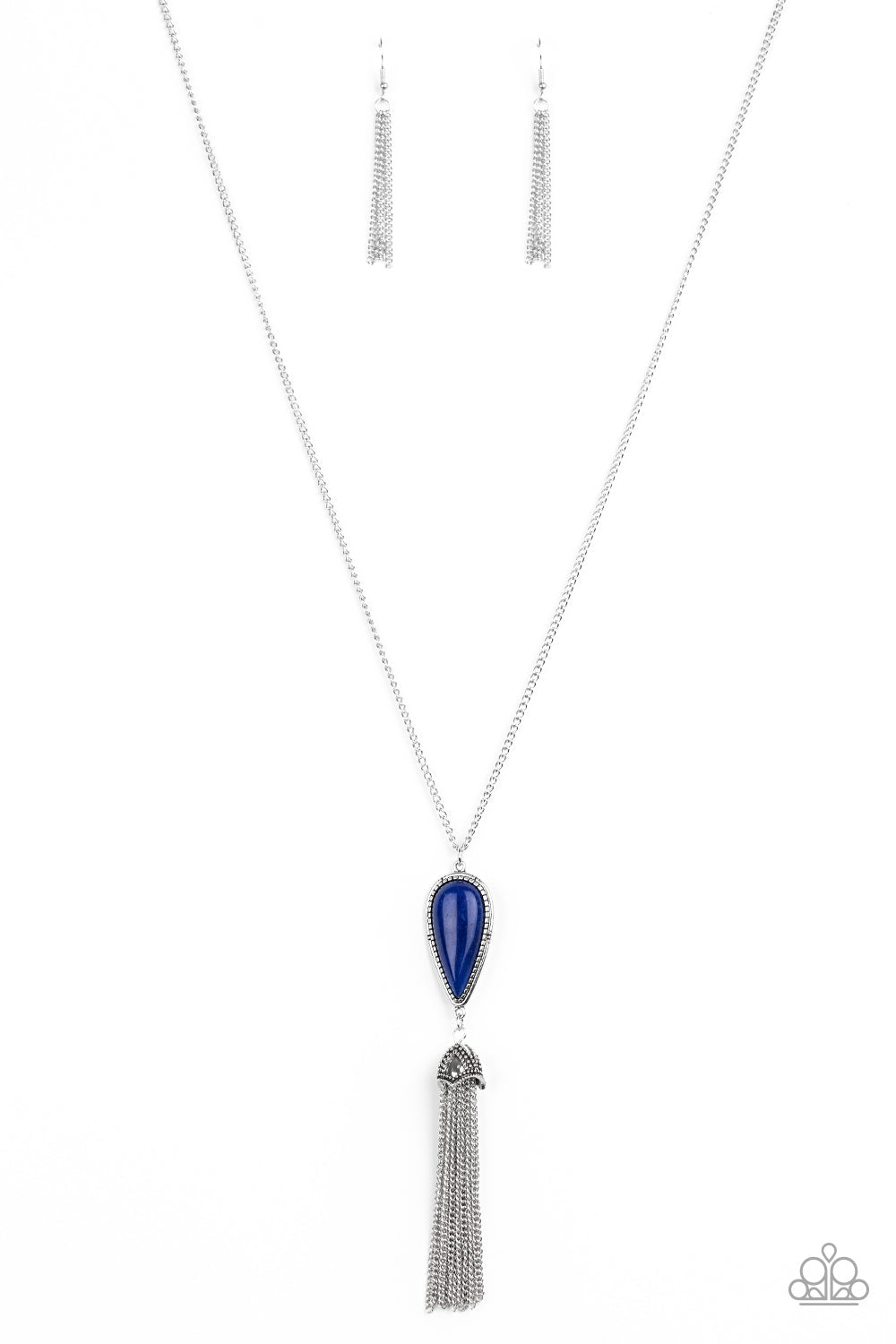 Zen Generation - Blue Paparazzi Accessories Necklace $5 Jewelry with Janet Morgan Necklaces