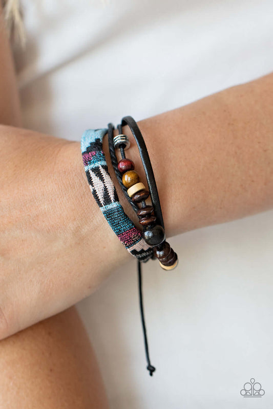 Urban Badlands - Multi Paparazzi Accessories Bracelet $5 Jewelry with Janet Morgan Bracelets