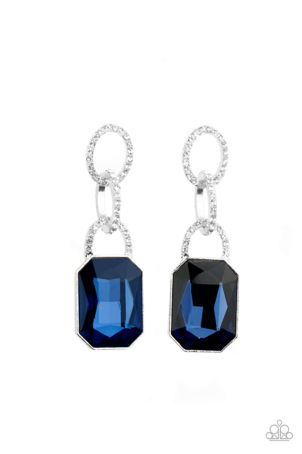 Superstar Status - Paparazzi Accessories Blue Earrings $5 Jewelry with Janet Morgan Earrings