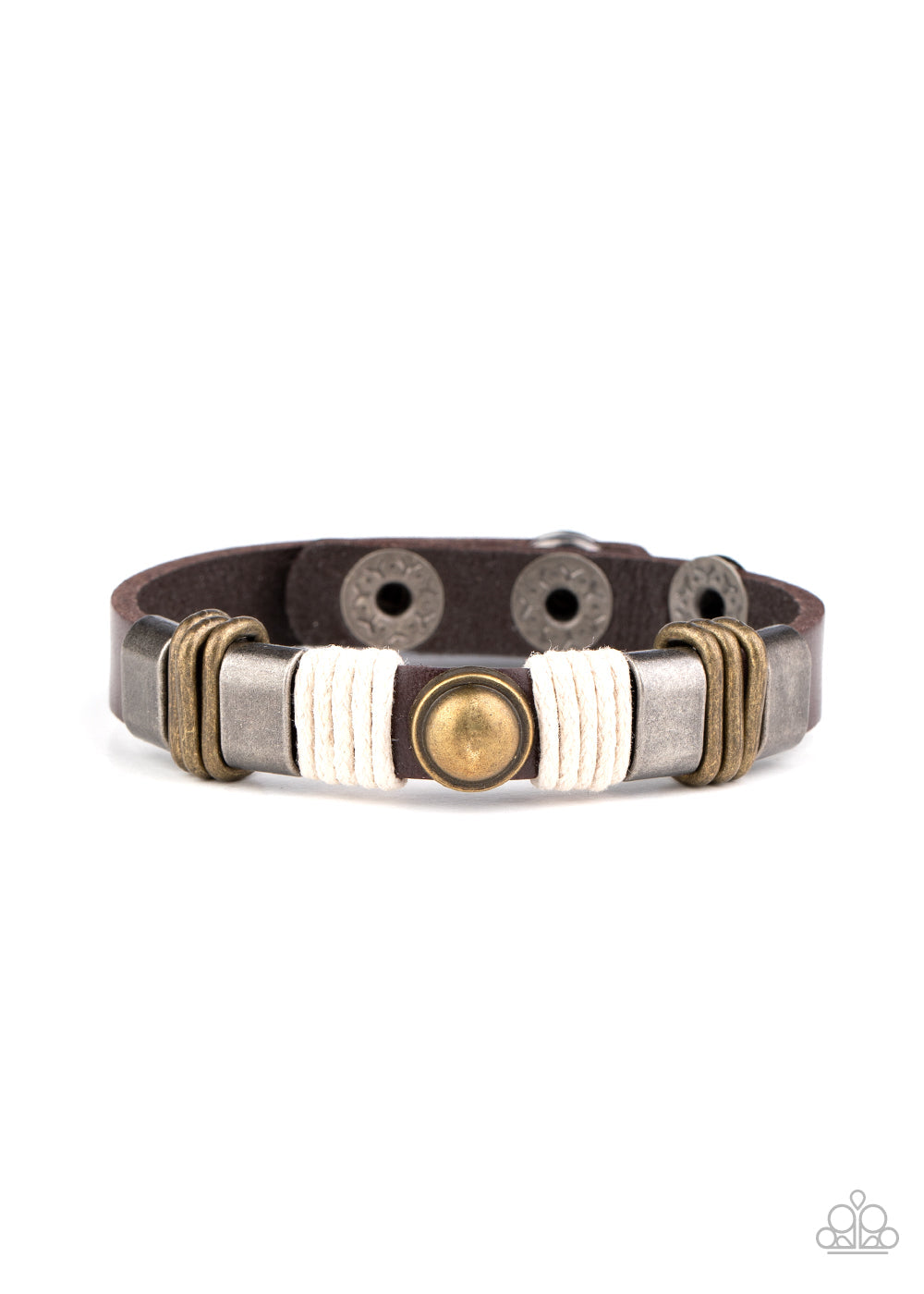 Rev It Up - Brown Paparazzi Bracelet $5 Jewelry with Janet Morgan Bracelets