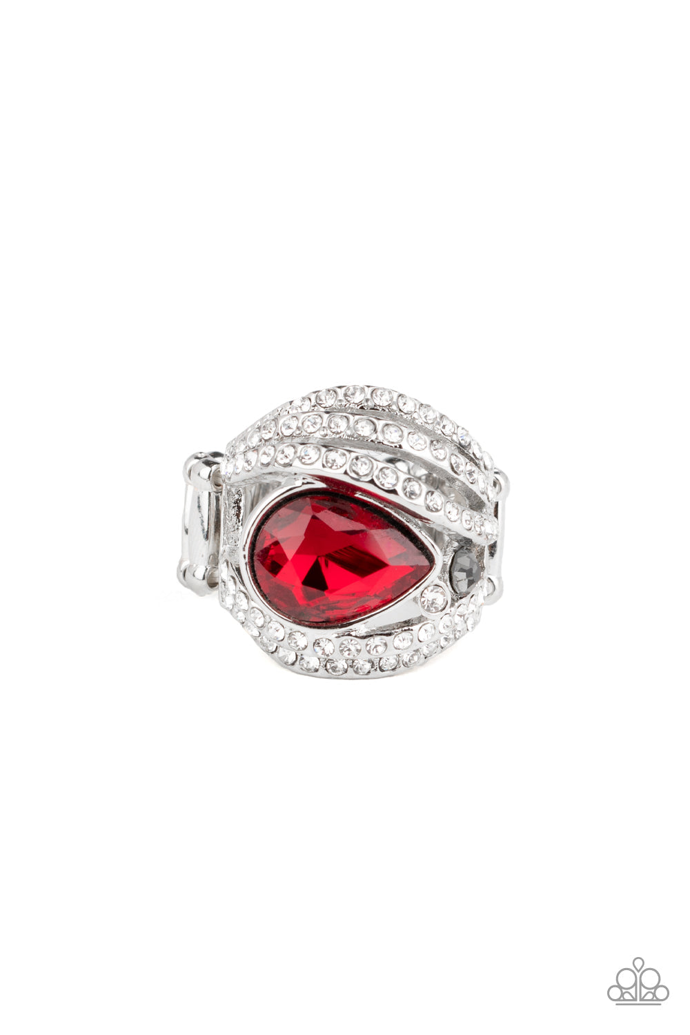 Stepping Up The Glam - Paparazzi Accessories Red Ring $5 Jewelry with Janet Morgan Jewelry