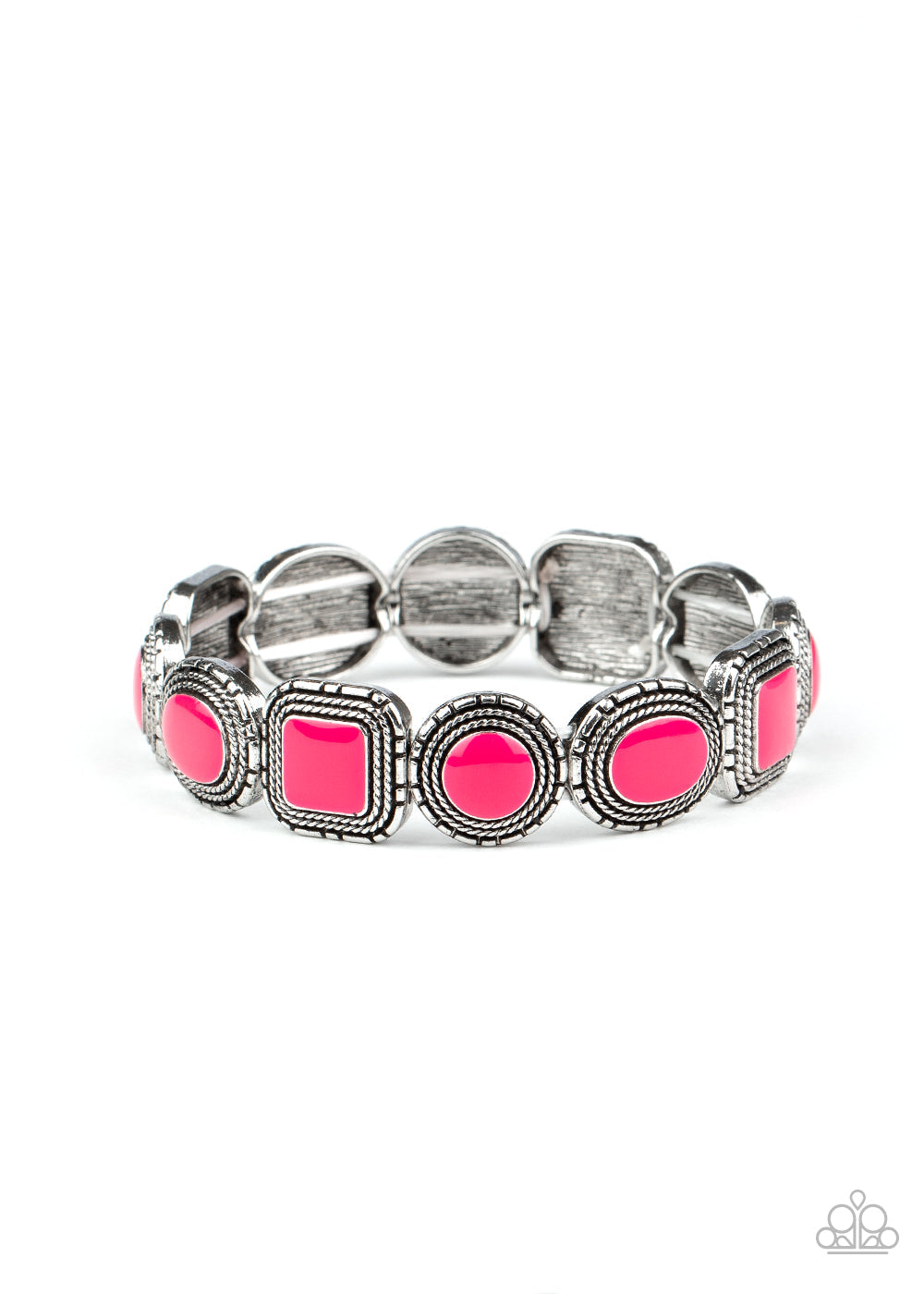Vividly Vintage - Pink Paparazzi Accessories Bracelet $5 Jewelry with Janet Morgan Bracelets