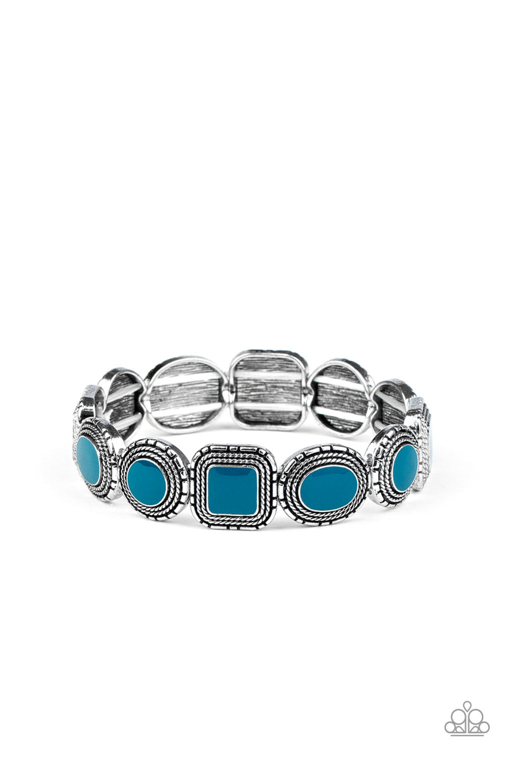 Vividly Vintage - Blue Paparazzi Accessories Bracelet $5 Jewelry with Janet Morgan Bracelets