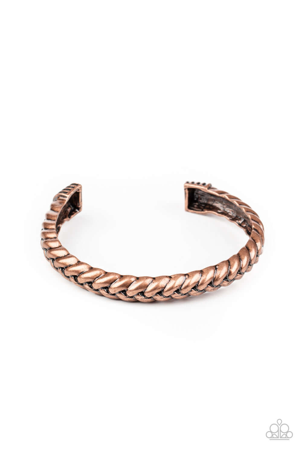 Tough as Nails - Copper Paparazzi Accessories Bracelet $5 Jewelry with Janet Morgan Bracelets
