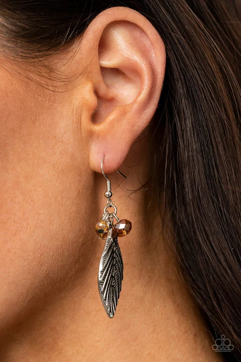 LEAF It To Fate - Brown ♥ Earrings