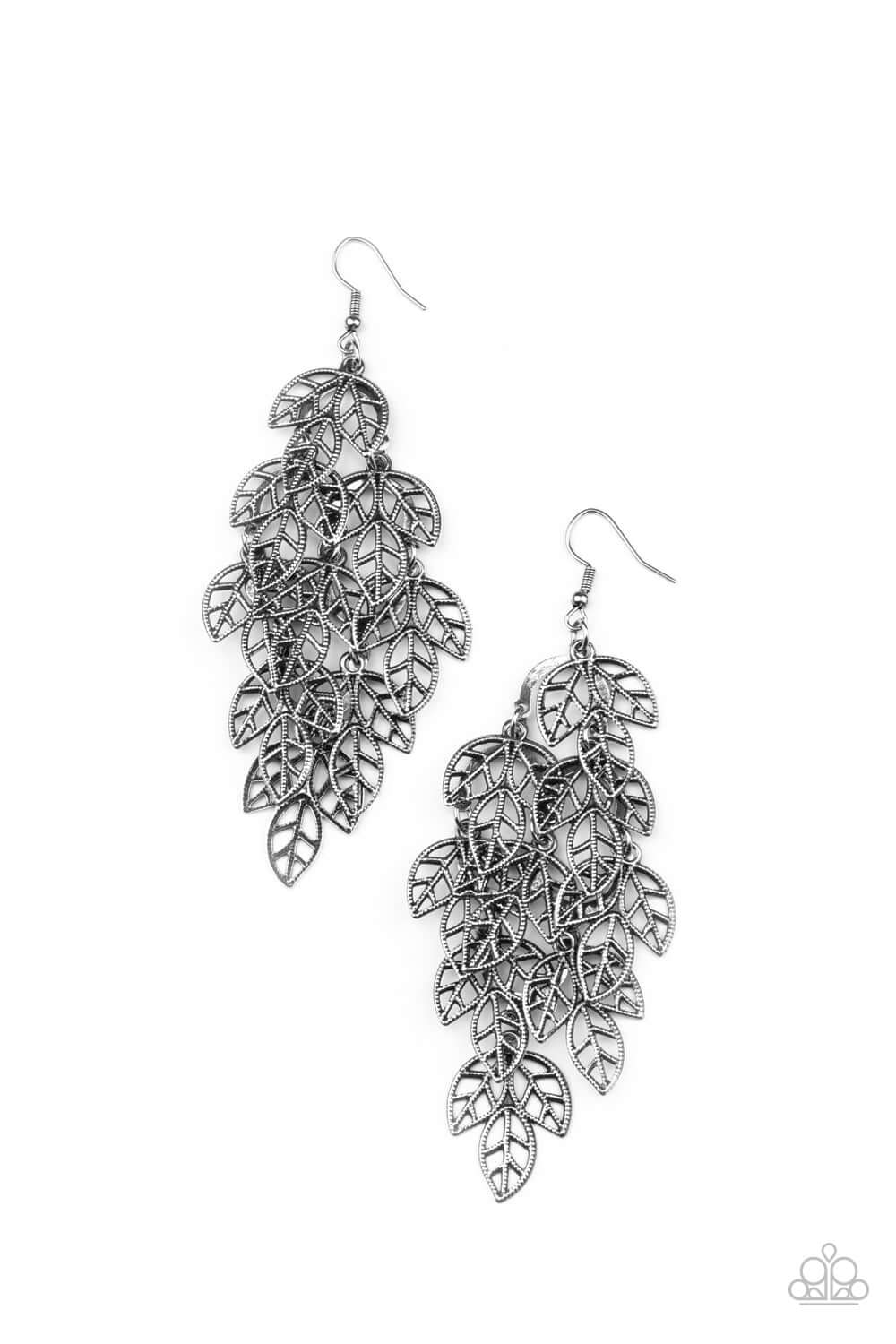 The Shakedown - Silver Paparazzi Accessories Earrings $5 Jewelry with Janet Morgan Earrings