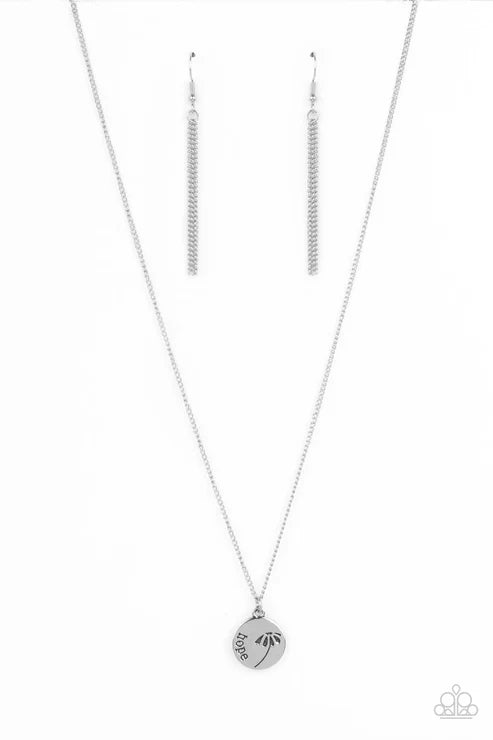 Hold On To Hope - Silver ♥ Necklace