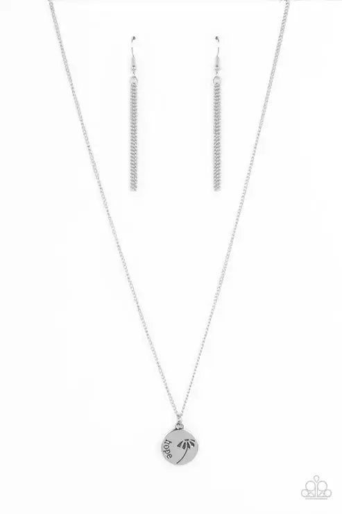 Hold On To Hope - Silver ♥ Necklace