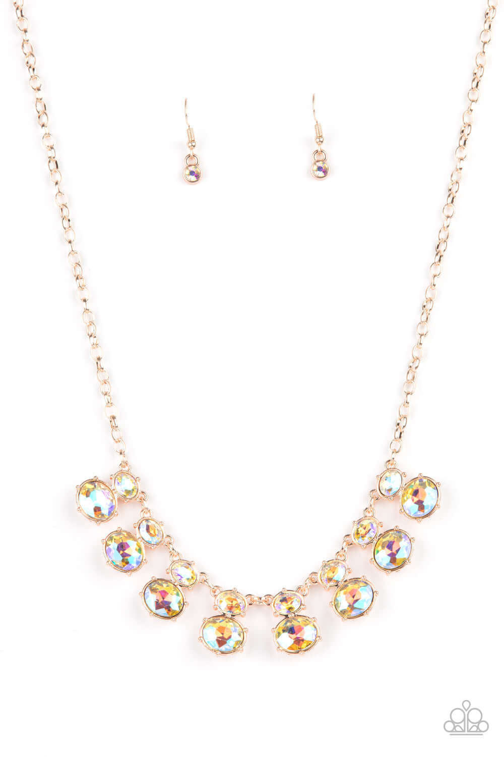 Cosmic Countess - Rose Gold Paparazzi Accessories Necklace $5 Jewelry with Janet Morgan Necklaces