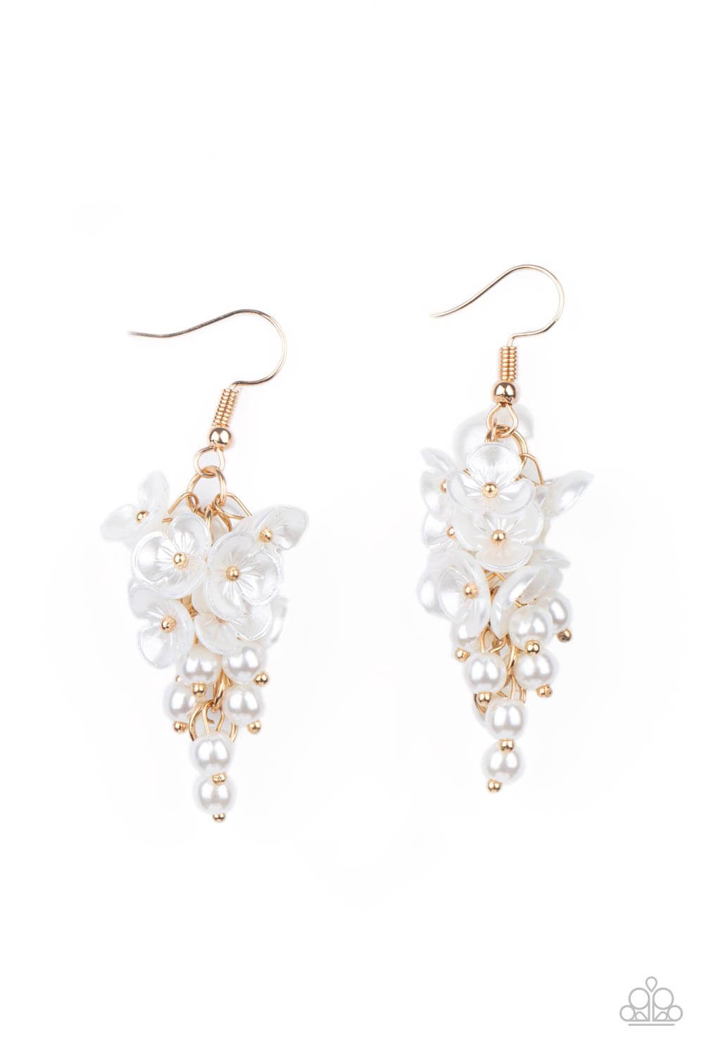 Bountiful Bouquets - Paparazzi Accessories Gold Earrings $5 Jewelry with Janet Morgan EARRINGS
