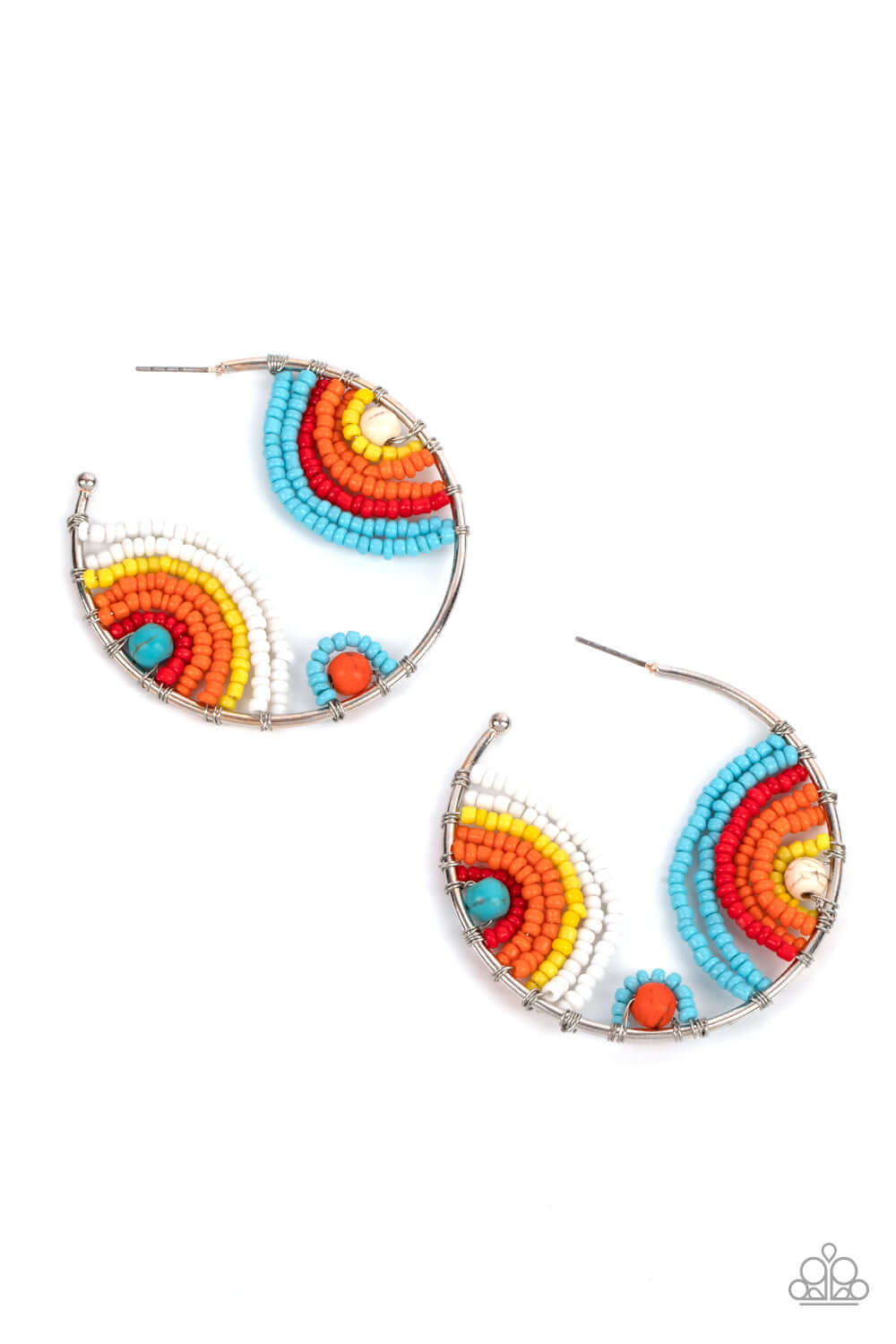 Rainbow Horizons - Multi Paparazzi Accessories Earrings $5 Jewelry with Janet Morgan Earrings