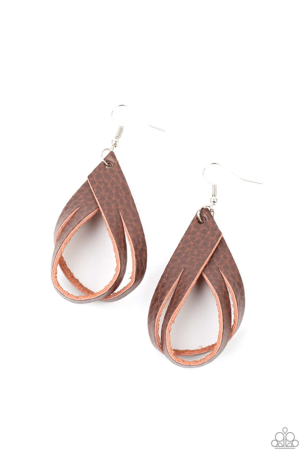 Thats A STRAP - Brown Paparazzi Accessories Earrings $5 Jewelry with Janet Morgan Earrings
