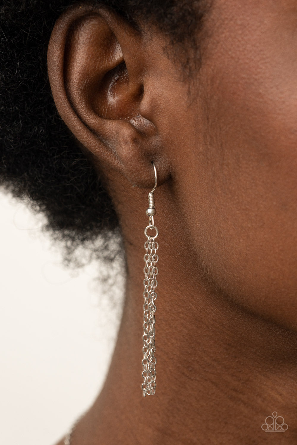 They Call Me Mama - Silver Paparazzi Accessories Necklace $5 Jewelry with Janet Morgan Necklaces