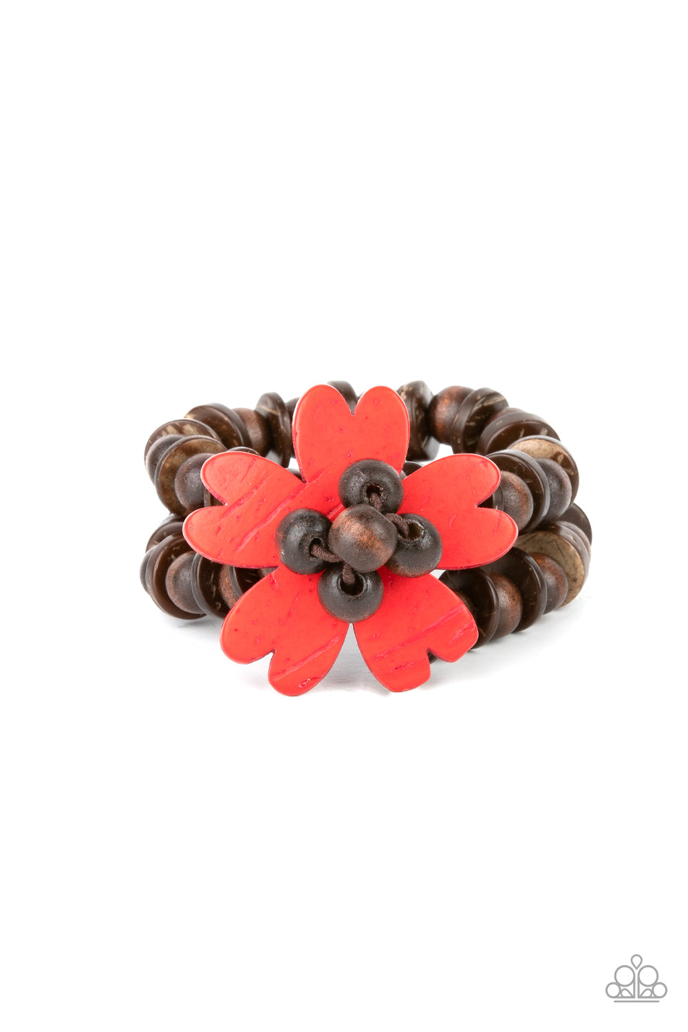 Tropical Flavor - Red Paparazzi Accessories Bracelet $5 Jewelry with Janet Morgan Bracelets