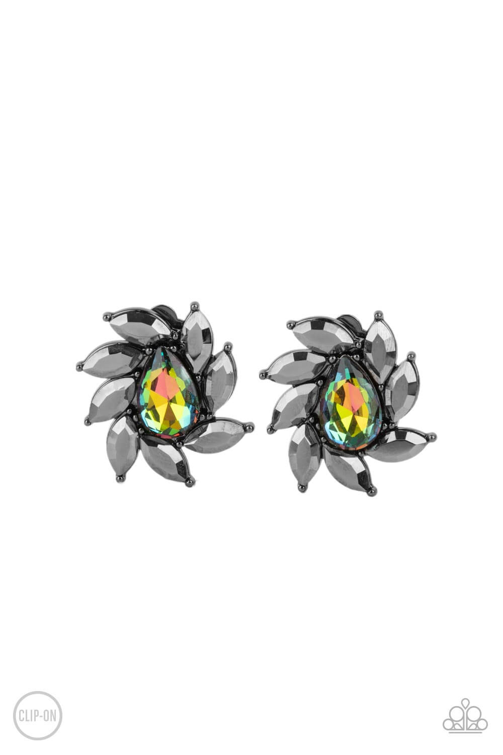 Sophisticated Swirl - Paparazzi Accessories Multi Clip On Earrings $5 Jewelry with Janet Morgan Jewelry