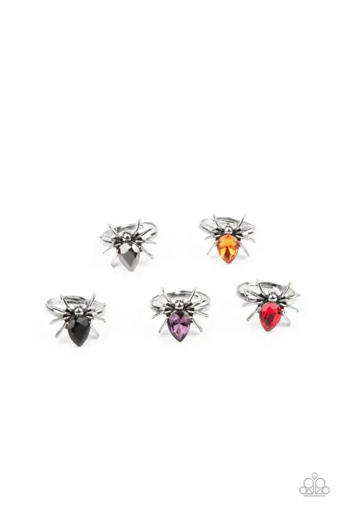 Paparazzi Starlet Shimmer Ring Kit Halloween Spiders Accessories,Ring,Seasonal,Starlet Shimmers