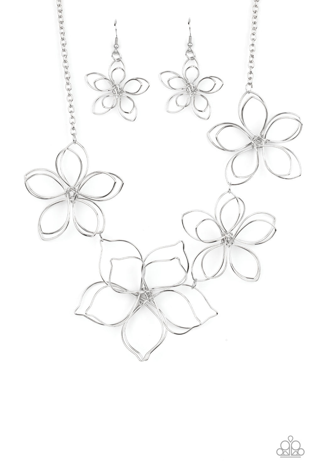TMST Bling Flower Garden Fashionista - Silver