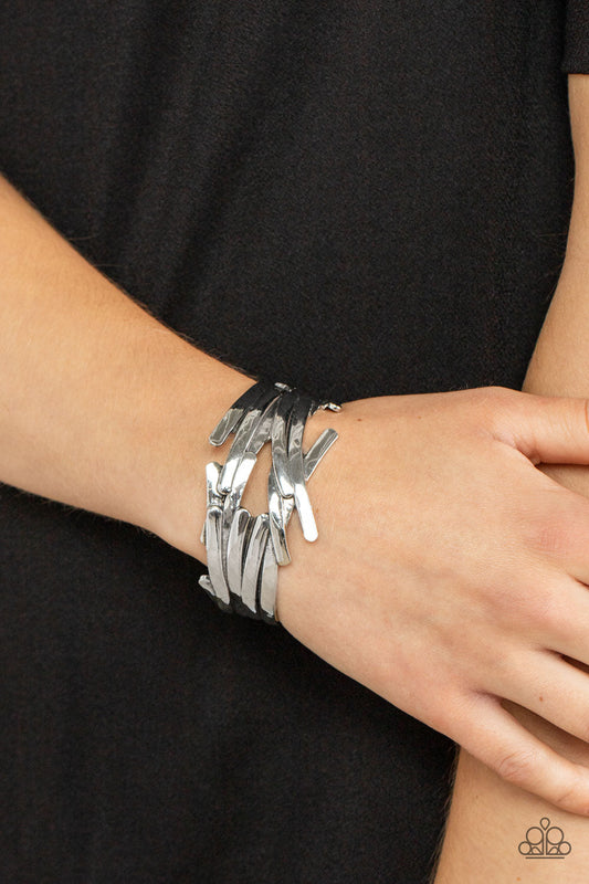 Stockpiled Style - Paparazzi Accessories Silver Bracelet $5 Jewelry with Janet Morgan Bracelets