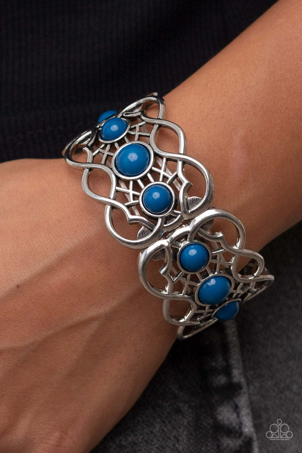 Very Versailles - Blue Paparazzi Accessories Bracelet $5 Jewelry with Janet Morgan Bracelets