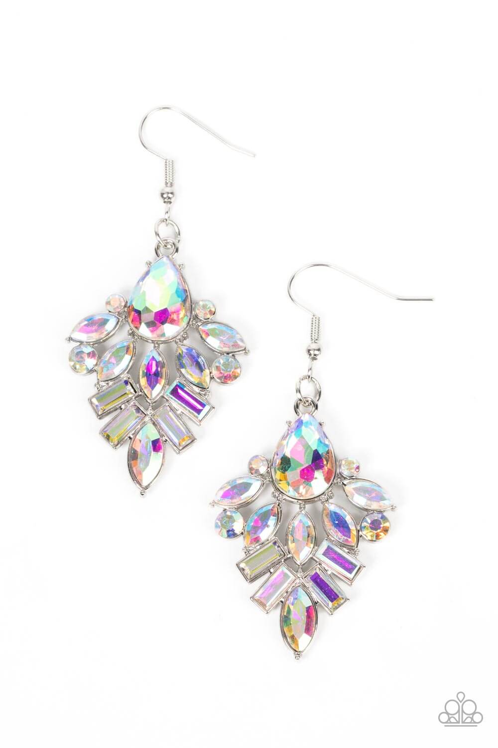 Stellar-escent Elegance - Paparazzi Accessories Multi Earrings $5 Jewelry with Janet Morgan Earrings