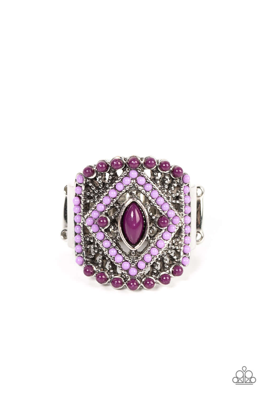 Amplified Aztec - Paparazzi Accessories Purple Ring $5 Jewelry with Janet Morgan rings