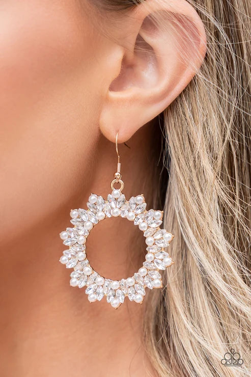 Combustible Couture - Gold ♥ Earrings