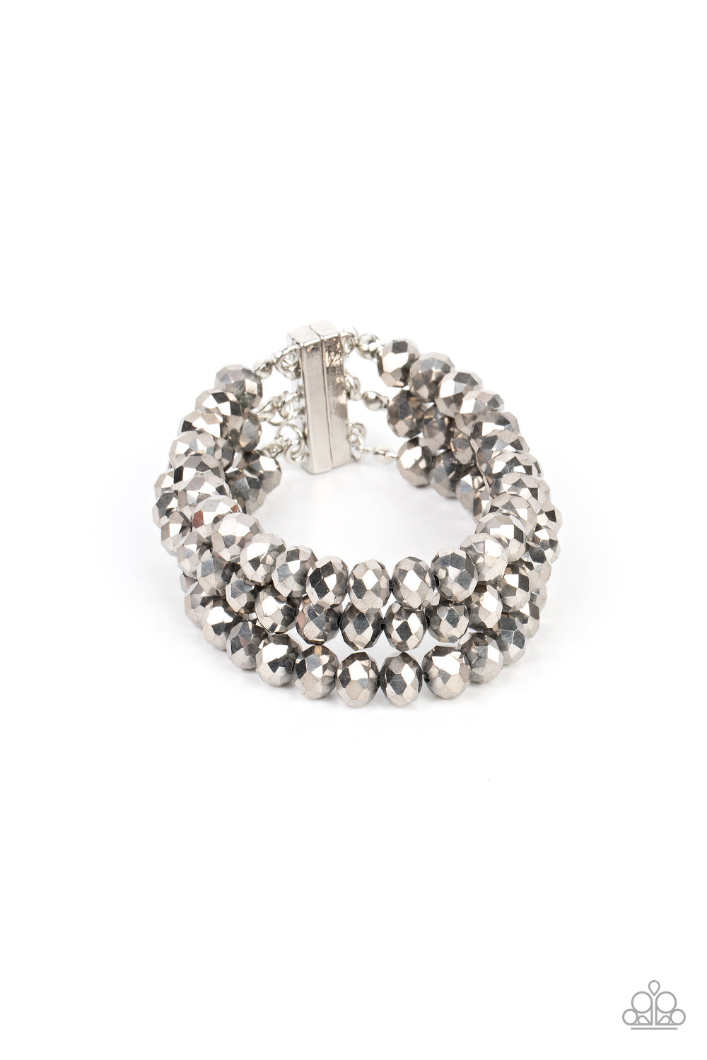 Supernova Sultry - Paparazzi Accessories Silver Bracelet $5 Jewelry with Janet Morgan Bracelets