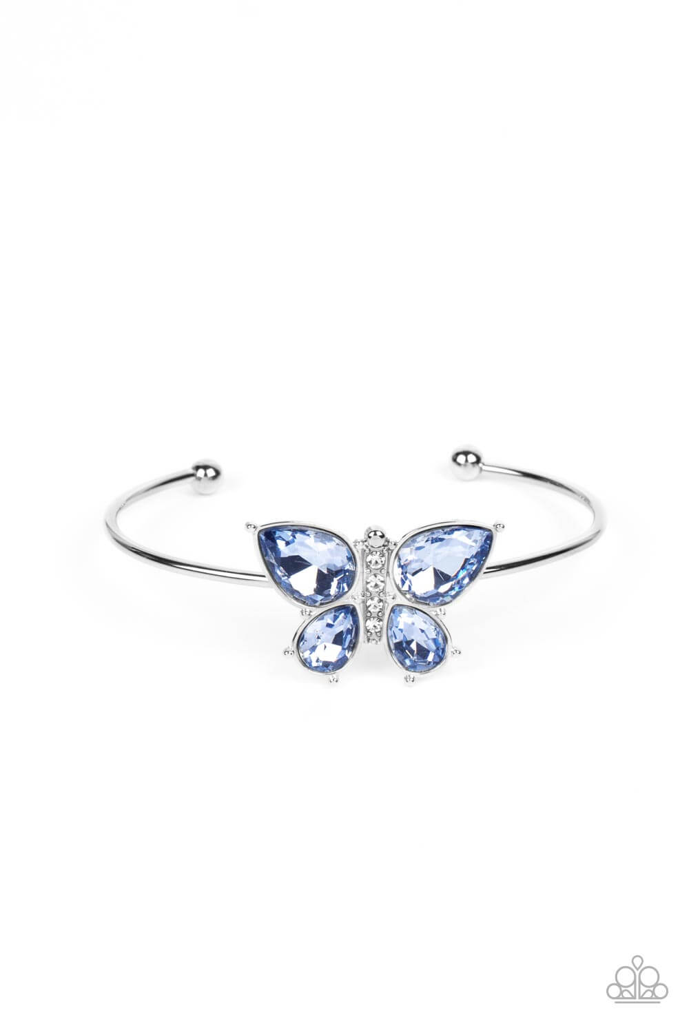 Butterfly Beatitude - Paparazzi Accessories Blue Bracelet $5 Jewelry with Janet Morgan Bracelets