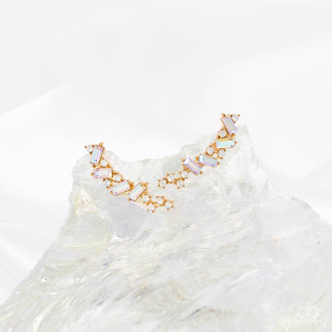 TMST Bling Stay Magical - Paparazzi Accessories Gold Ear Crawler Earrings