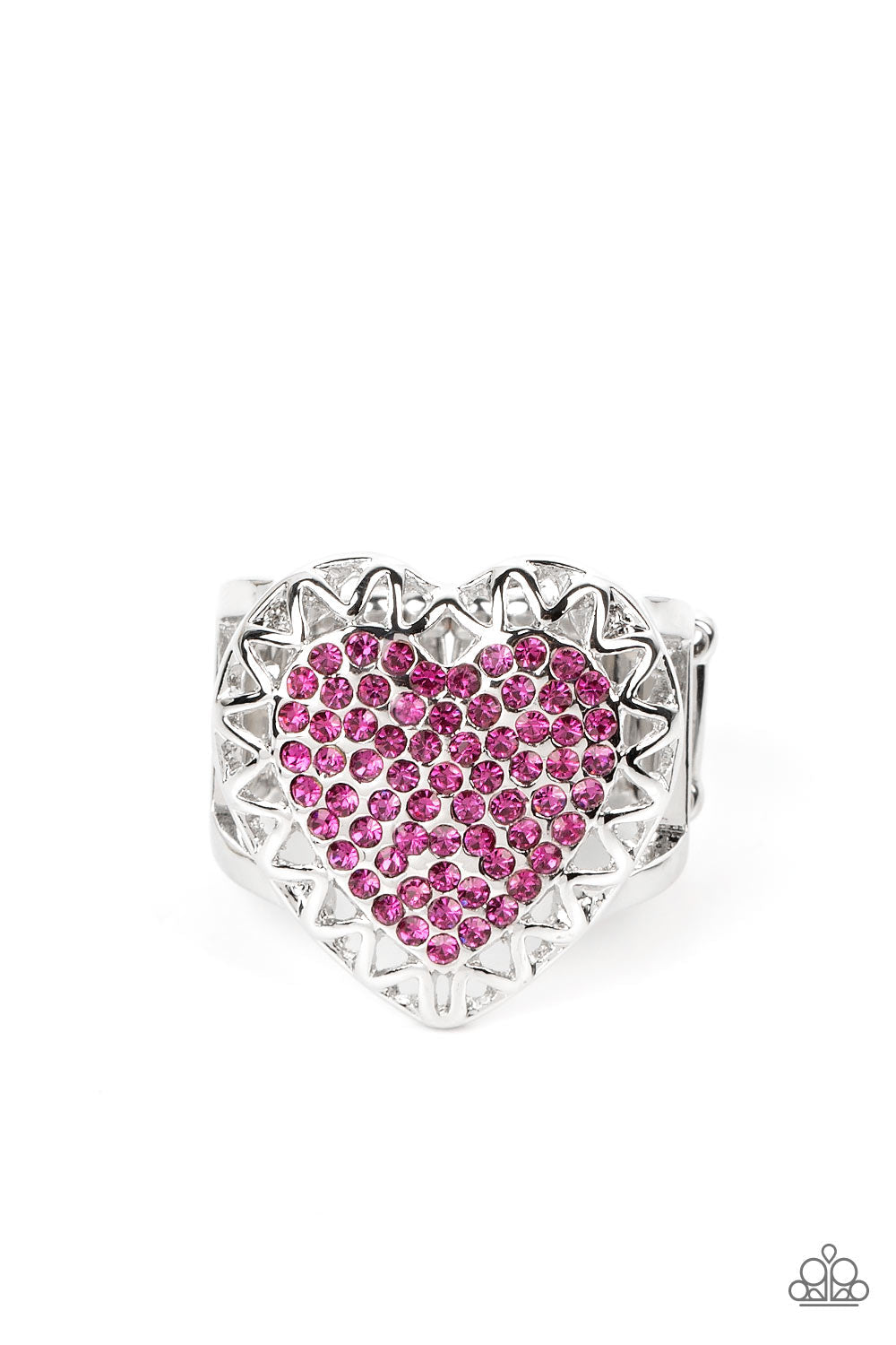Romantic Escape - Paparazzi Accessories Pink Rings $5 Jewelry with Janet Morgan rings