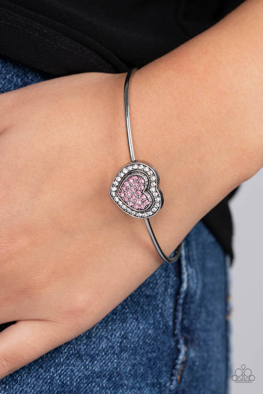 Stunning Soulmates - Pink Paparazzi Accessories Bracelet $5 Jewelry with Janet Morgan Bracelets