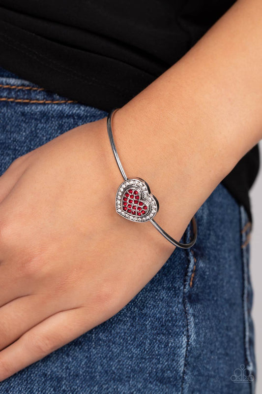 Stunning Soulmates - Red Paparazzi Accessories Bracelet $5 Jewelry with Janet Morgan Bracelets