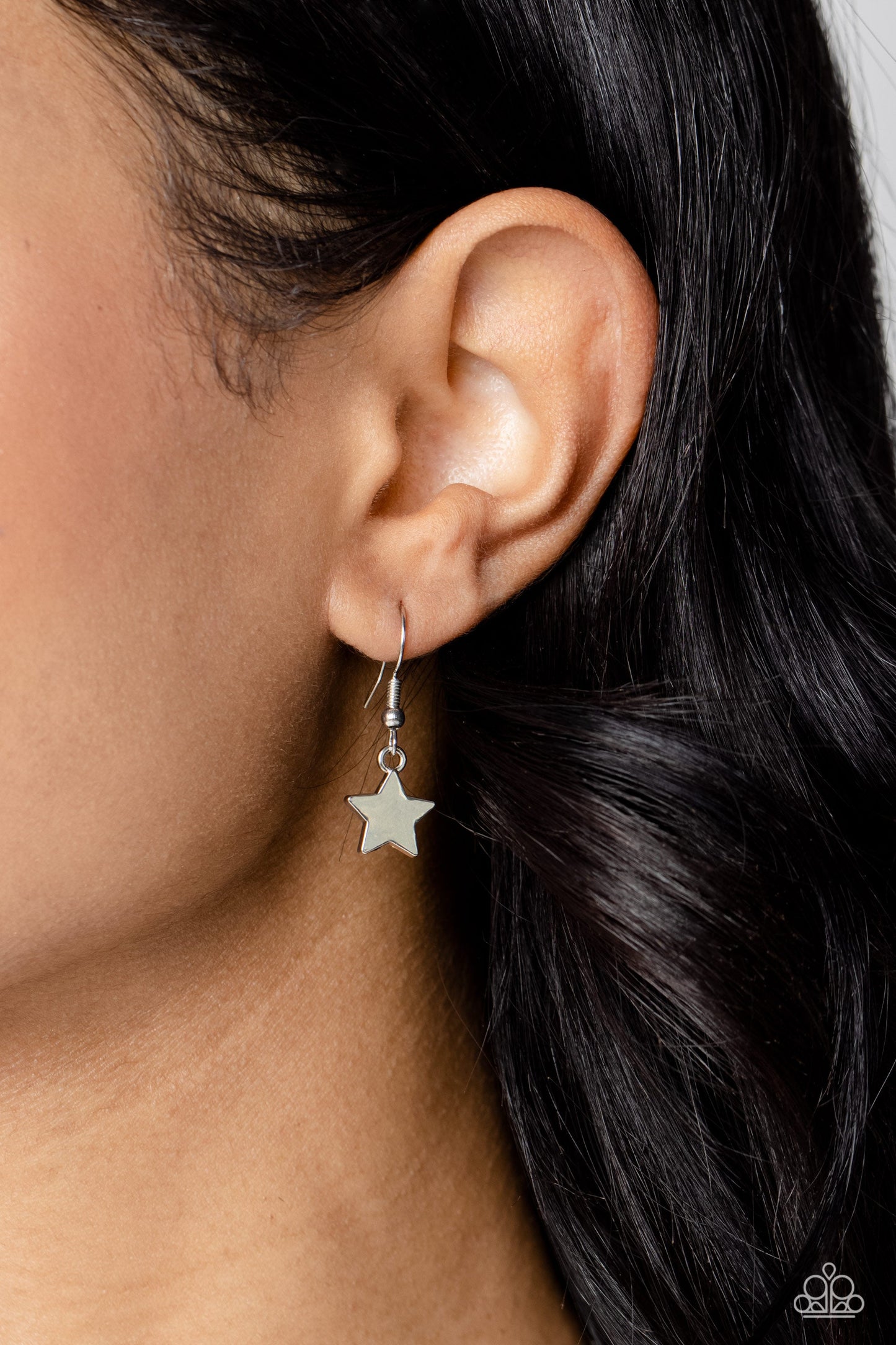 Starry Statutes - Blue Paparazzi Necklace with Stars $5 Jewelry with Janet Morgan Necklaces