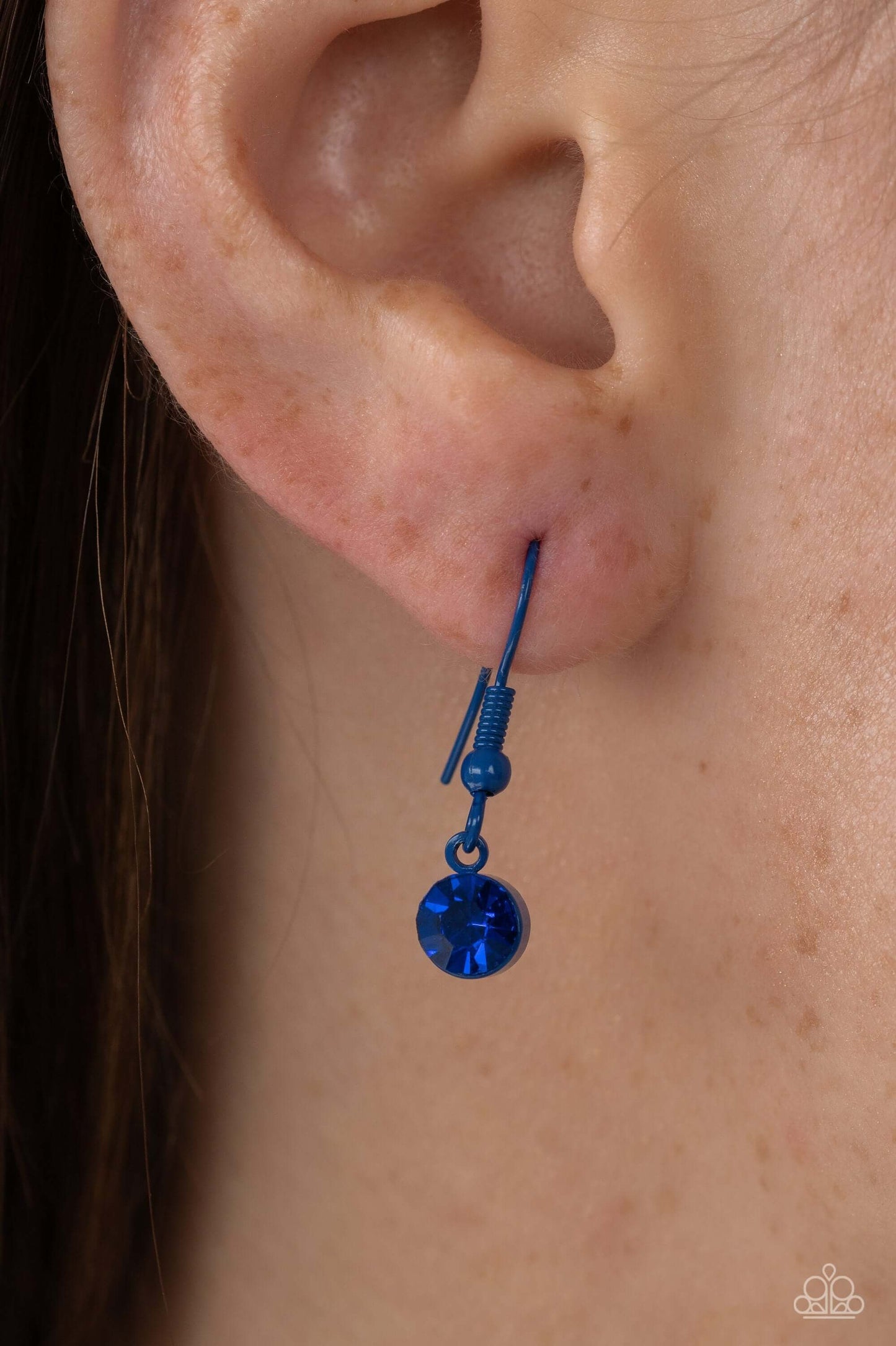 Emerald City Couture - Blue Paparazzi Necklace Life of the Party $5 Jewelry with Janet Morgan Necklaces