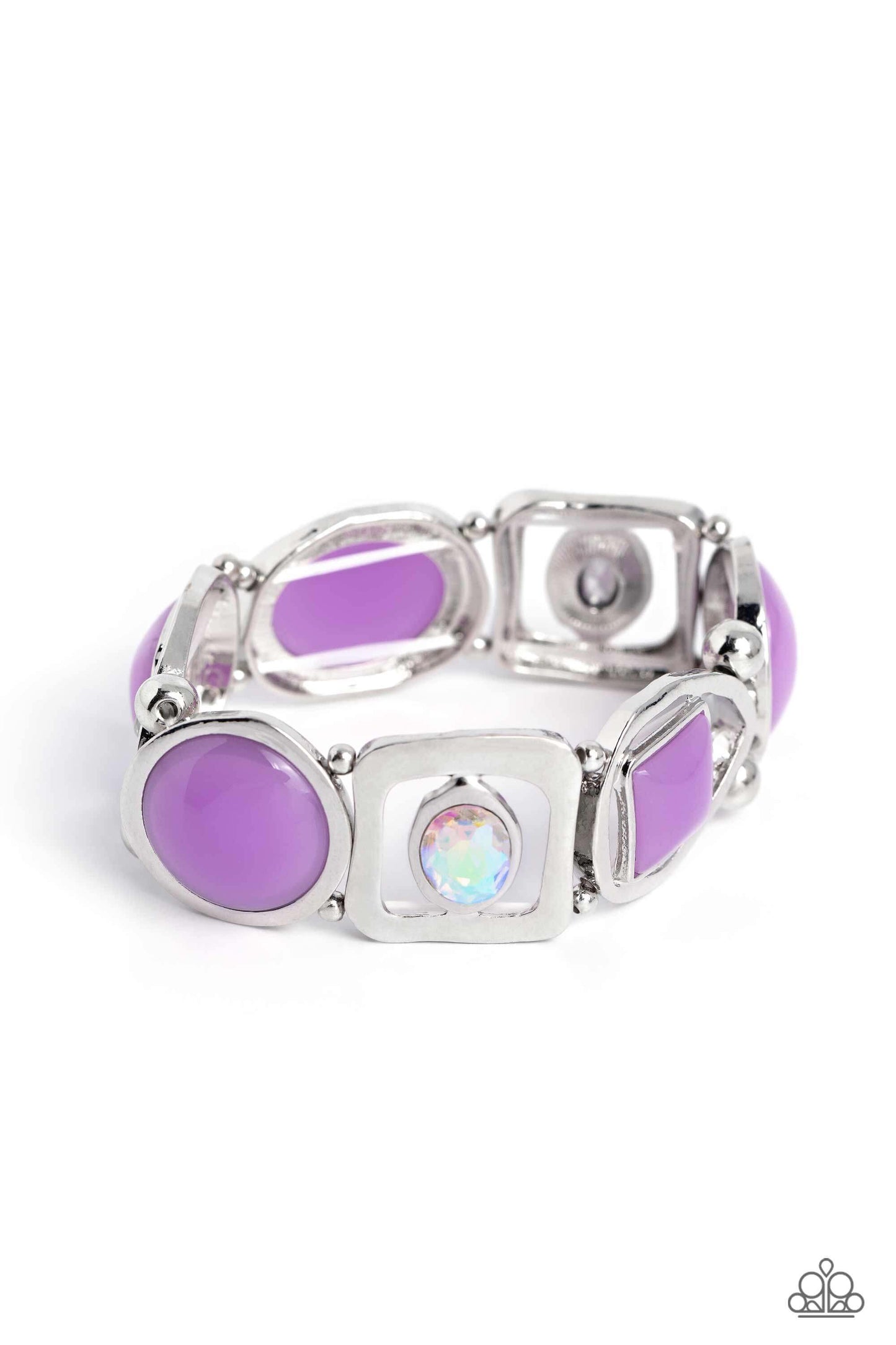 Majestic Mashup - Purple Paparazzi Bracelet $5 Jewelry with Janet Morgan Bracelets