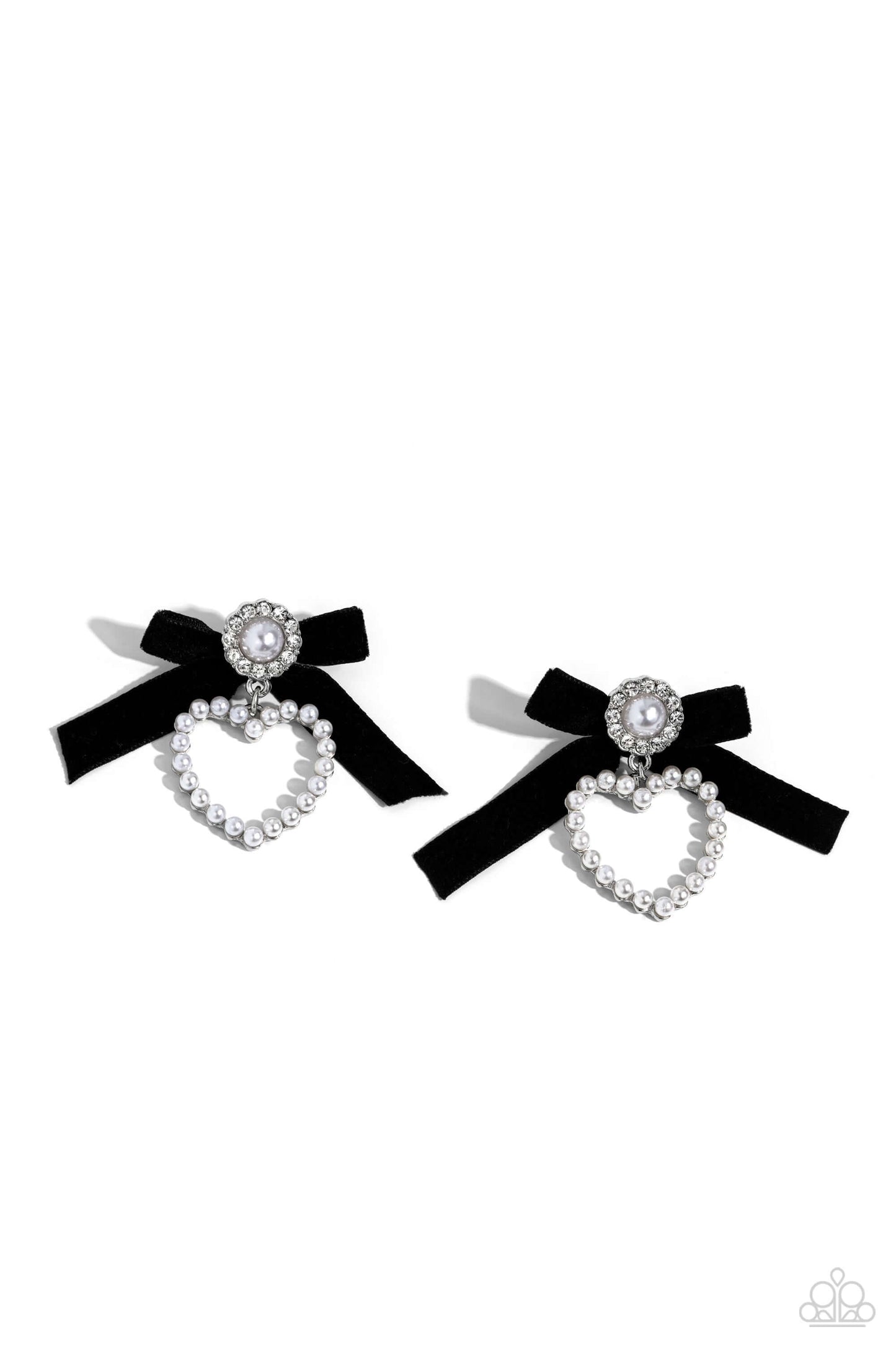 BOW and Then - Black Paparazzi Earrings $5 Jewelry with Janet Morgan Earrings