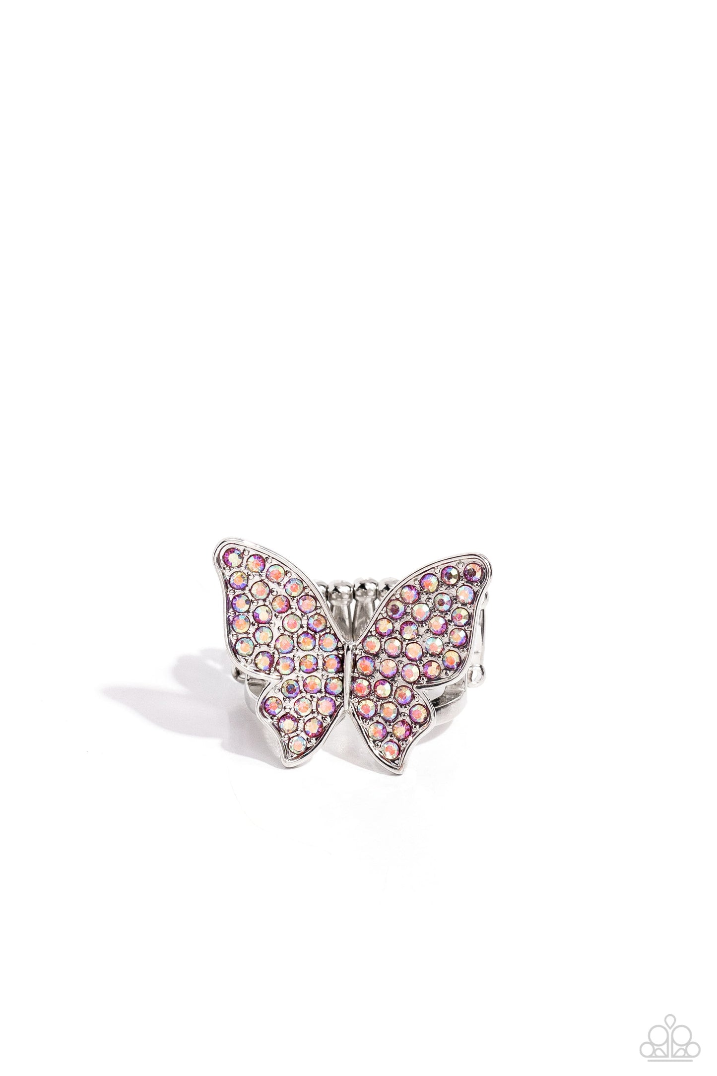 High Time - Pink Paparazzi Butterfly Ring $5 Jewelry with Janet Morgan rings