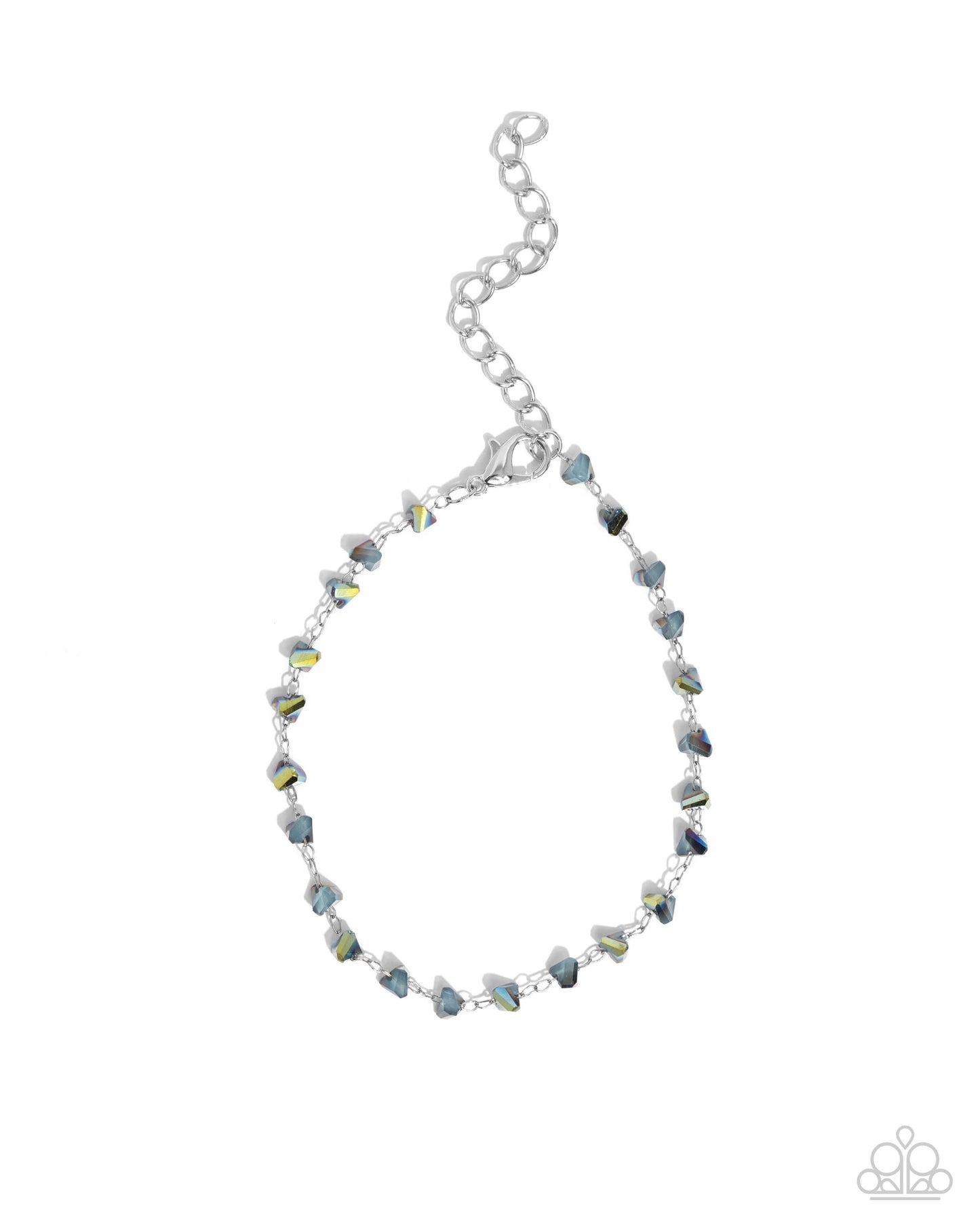 Chiseled Character - Blue Paparazzi Bracelet $5 Jewelry with Janet Morgan Bracelets