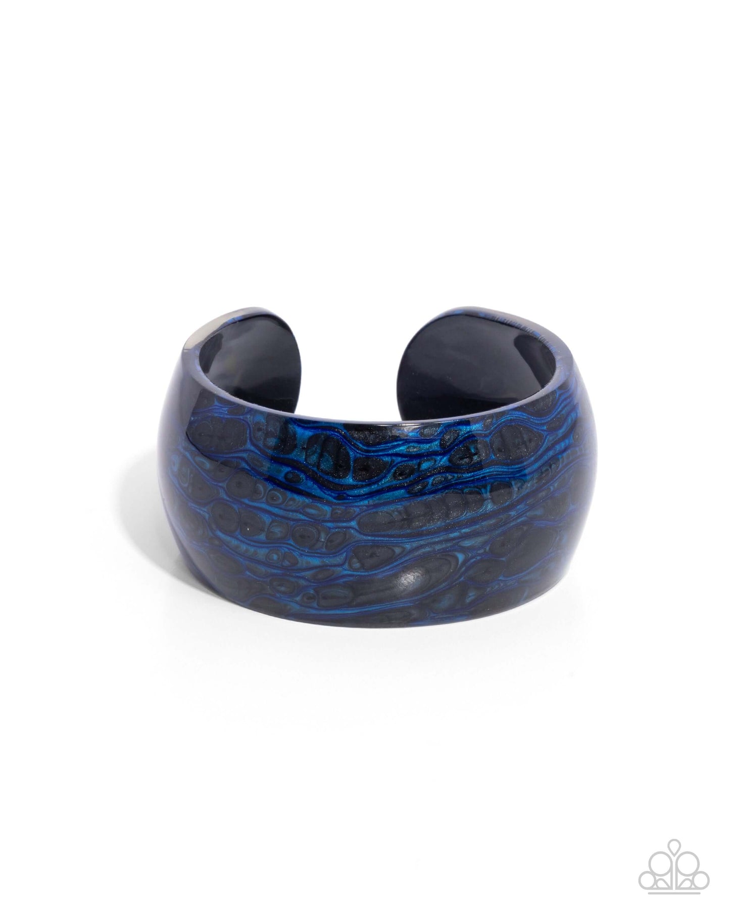 Radical Rendezvous - Blue Paparazzi Cuff Bracelet $5 Jewelry with Janet Morgan Bracelets