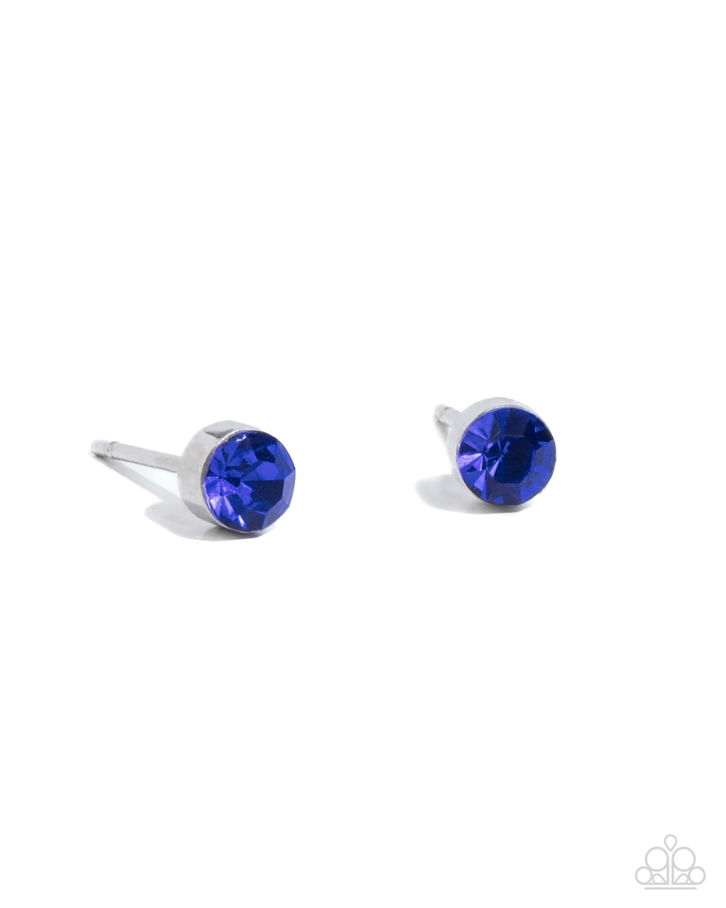 Logical Light - Blue Paparazzi Stud Earrings $5 Jewelry with Janet Morgan Earrings