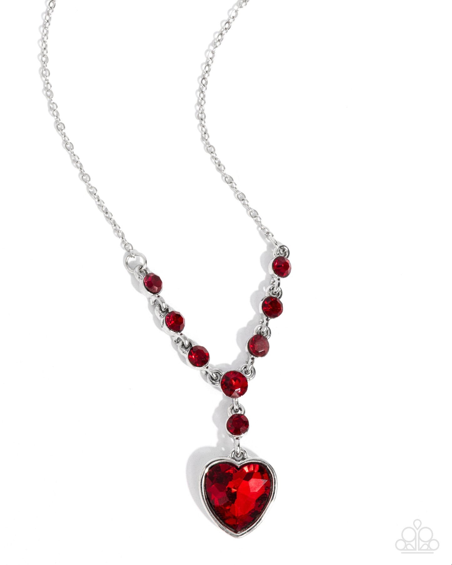 PREORDER ~ Fresh Fondness - Red Paparazzi Heart Necklace